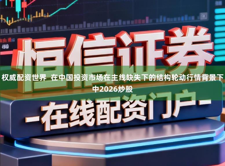 权威配资世界  在中国投资市场在主线缺失下的结构轮动行情背景下中2026炒股